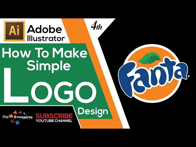 #Adobe Illustrator 4th Simple #FANTA Logo Design