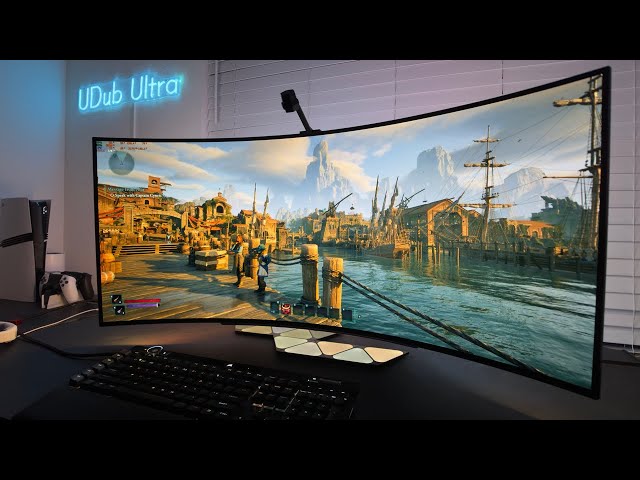 Avowed Looks INSANE on this 2024 LG 45" UltraWide OLED | BEST Gaming Monitor RTX HDR Gameplay