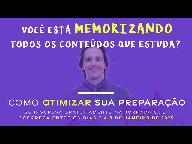 Estudo para concursos públicos: você memoriza os conteúdos que estuda? Como estão as revisões?