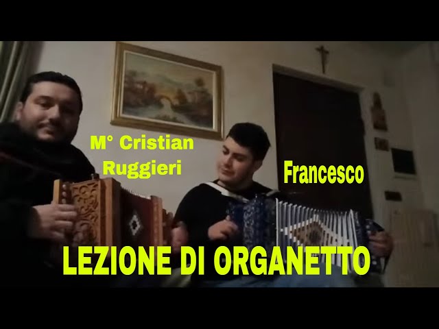 A Lezione di Organetto con il MAESTRO CRISTIAN RUGGIERI 🎶 (prova di duetto)