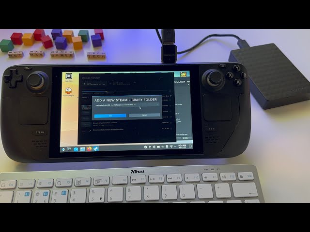 Steam OS 3.4 biggest change: how to use external HDD hard with Steam Deck | set writing permissions