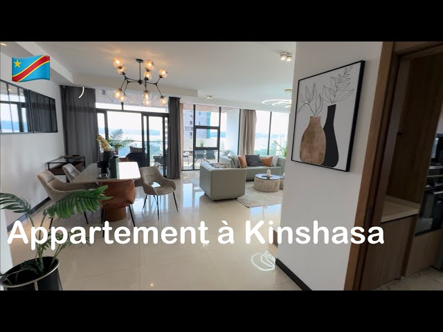 Tour d'un APPARTEMENT de LUXE de 3 chambres à KINSHASA idéal pour vos vacances