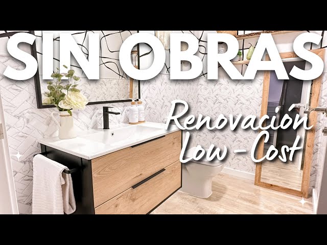 Transformé el baño del sótano: Reforma SIN OBRAS fácil y con Estilo Actual / Proceso de renovación