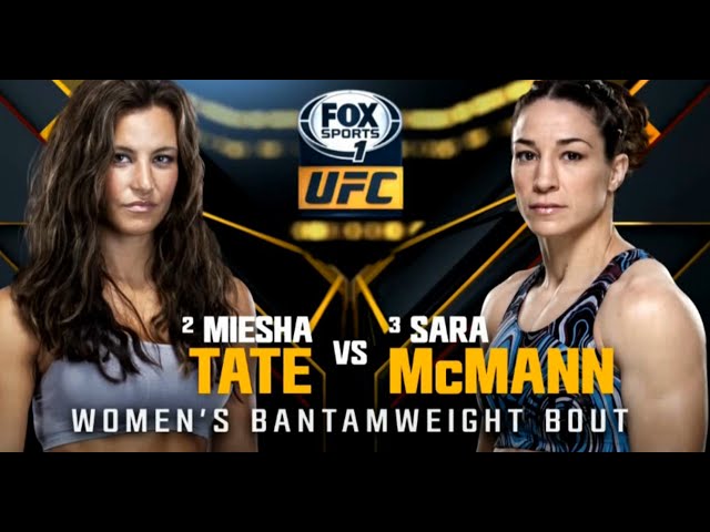 Miesha Tate vs. Sara McMann Full Fight Night Result FULL SCREEN