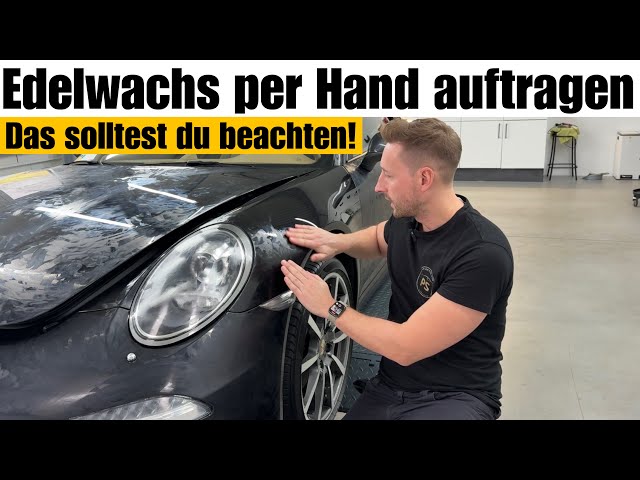 Lack mit den HÄNDEN versiegeln! Porsche 991.1 Carrera S // PS Car Garage- HIGHEND Car Detailing