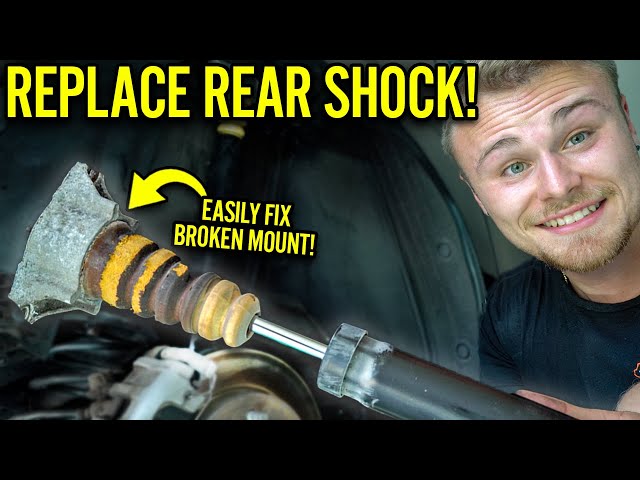 How To Replace Rear Shock And Top Shock Mount On A 2010 MAZDA 3