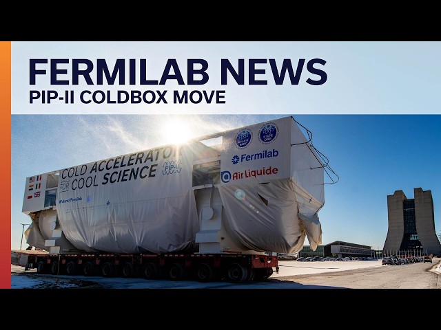 Fermilab news: New accelerator's cryogenic device on the move