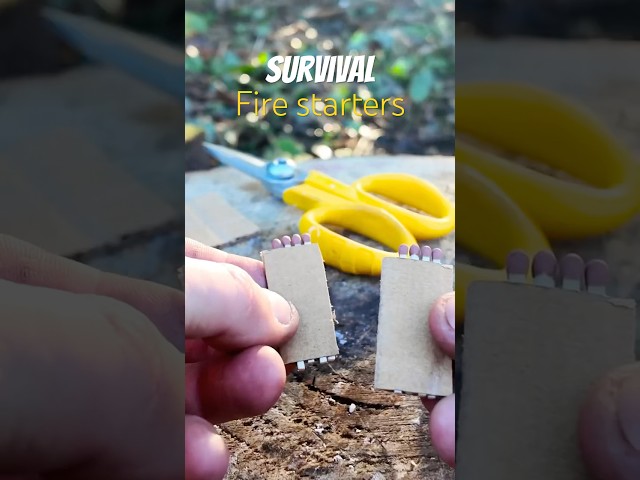 Survival Skills: Pull fire starter #outdoors #tutorial #survival #bushcraft