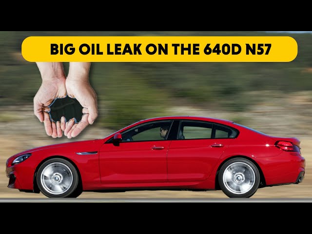 F06 BMW 640D N57 Common Oil Leak! 🛢️pt8