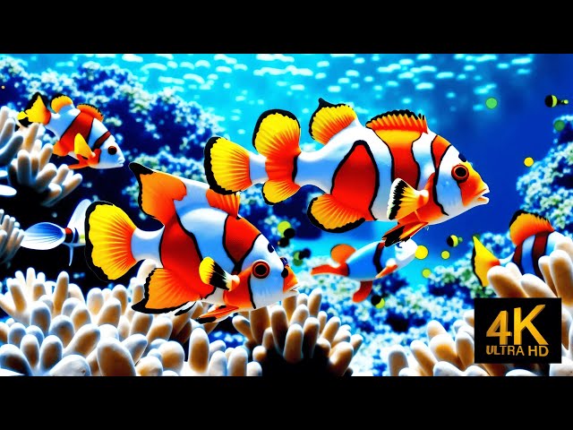 The Colors of the Ocean 8K ULTRA HD - The Best 8K Sea Animals for Relaxation & Calming Music