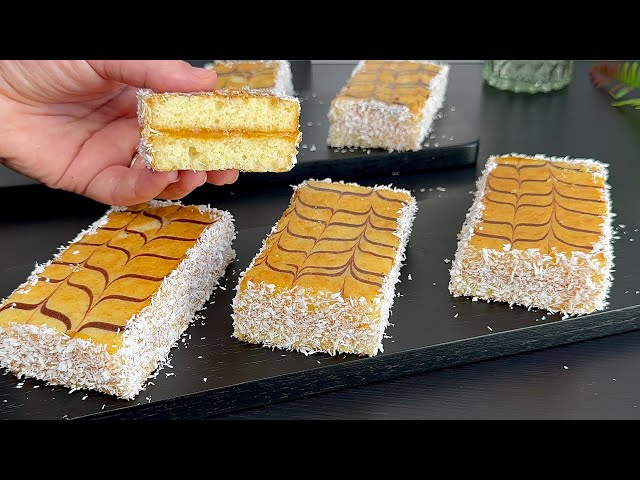 The Best Cakes: Soft Jam and Coconut Cake, A Must Try!