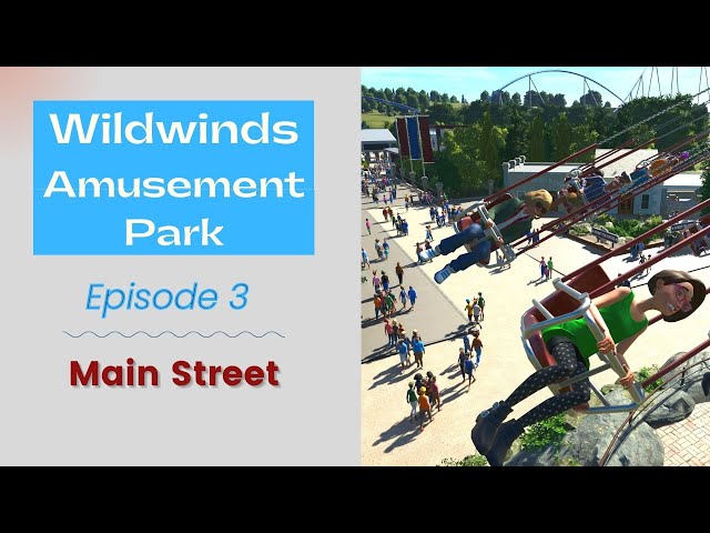 Realistic Park Build Episode #3 (Wildwinds)/Main Street Plaza/Planet Coaster Console Edition (PS5)