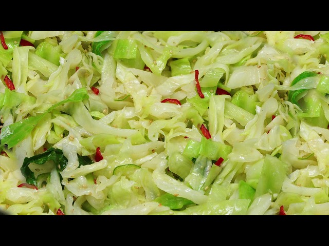 Cabbage side dish recipe.