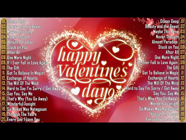 Best Old Love Songs 2025 💕Best Love Songs About Falling In Love 💕 Best Valentine's Day Songs