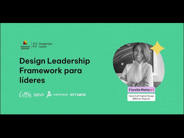 Design Leadership Framework para líderes - Fiorella Matta