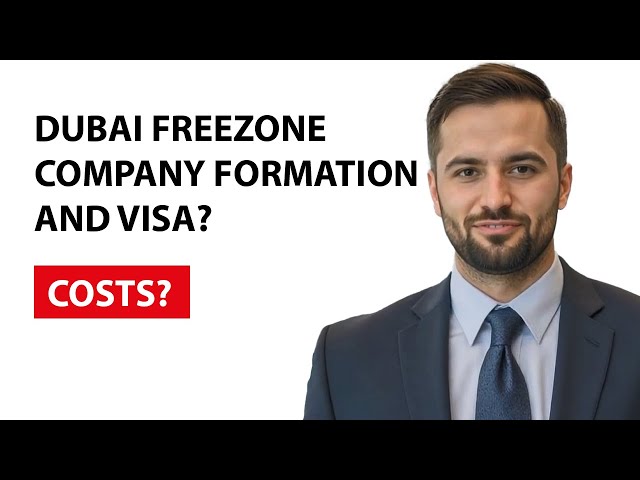 Cost of company formation for a Freezone company in Dubai?