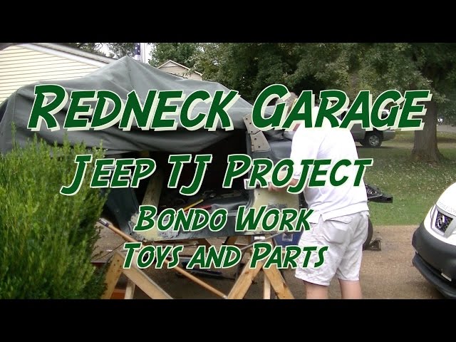 Jeep Wrangler TJ Project - Bondo Action - Tools and Toys