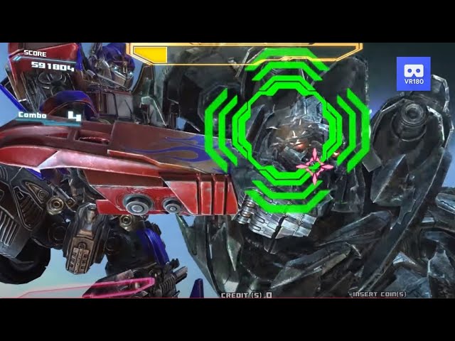 3D 180VR 4K Transformer Sega Arcade Rail Shooter Game 360VR