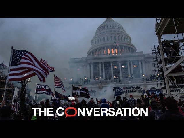 It is difficult, if not impossible to estimate the size of the crowd that stormed Capitol Hill