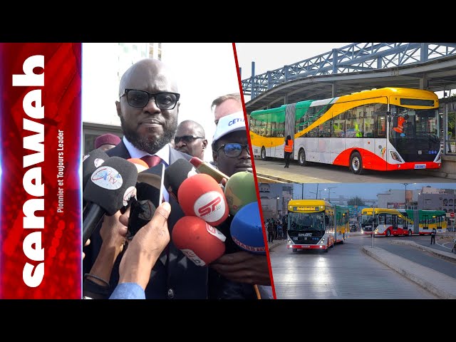 Mobilité urbaine : Le ministre Malick Ndiaye lance officiellement la mise en service du BRT