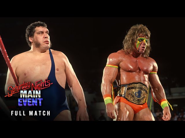 FULL MATCH: Ultimate Warrior vs. Andre the Giant: Saturday Night’s Main Event, Nov. 25, 1989