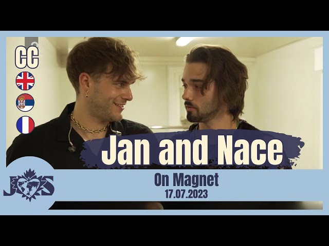 [ENG SUB] Jan Peteh and Nace Jordan on Magnet, RTV SLO 2 (17.07.2023)