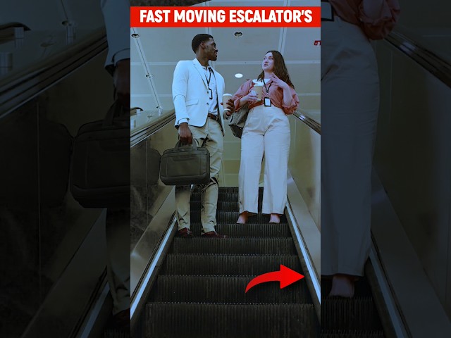 Fast moving escalators #facts #youtubeshorts #viral