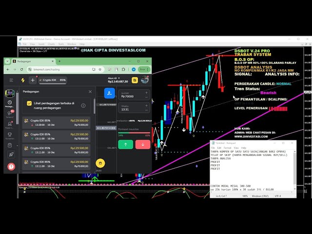 SIGNAL CHART DSBOT V.24! ANTI RIBET ANTI MIKIR ANTI ANALISA CUAN MAKSIMAL STOCKITY/BINOMO