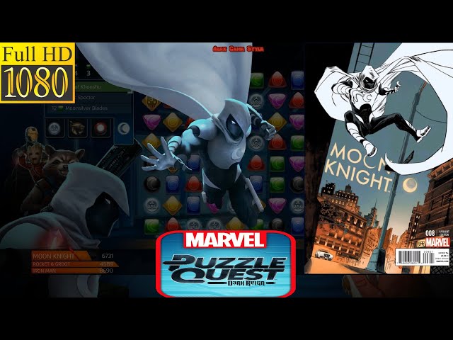 Moon Knight (Legendary) Marc Spector - Super abilities - Marvel Puzzle Quest - Heroes in Video Games