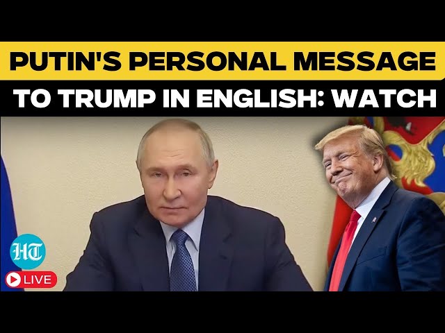 Putin LIVE: Russian President Sends Direct Video Message to Donald Trump | Russia Ukraine War | USA