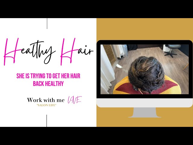 She is trying to get her hair back healthy | Work with me