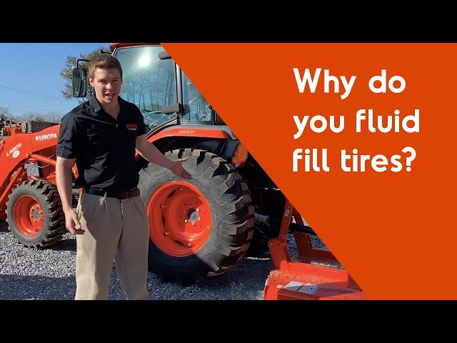 Why do you fluid fill tires?