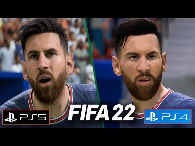 FIFA 22 - PS5 vs PS4 Gameplay and Graphics Comparison (NEXT Gen vs CURRENT Gen)