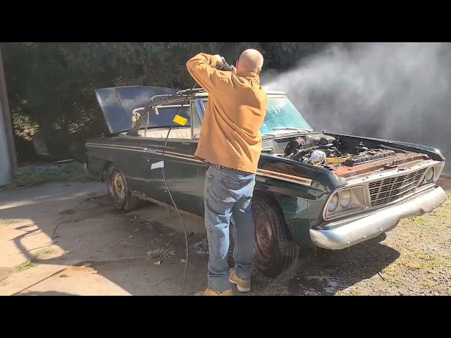 64 studebaker daytona convertible wash n' wax