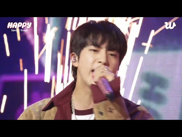 'Falling' by Jin | Happy Special Stage (Eng & Rom lyrics - description box)