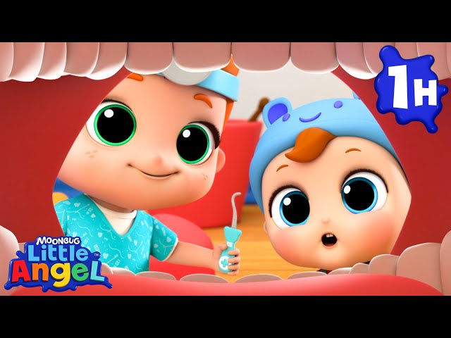 Let's Go To The Dentist |  Little Angel👼| Kids Songs & Nursery Rhymes | Be Brave!