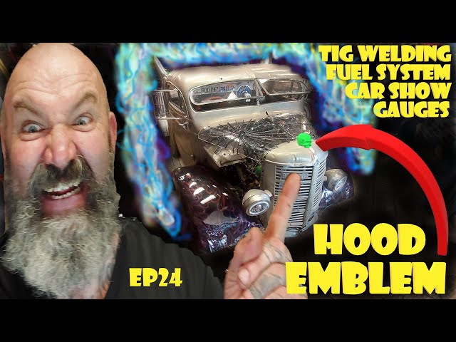 Baddest Budget Build on the Planet! $2K.1948 Bedford! Can we TIG Weld a Hood Emblem? EP24