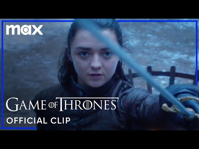 Arya Stark Fights Brienne of Tarth | Game of Thrones | Max