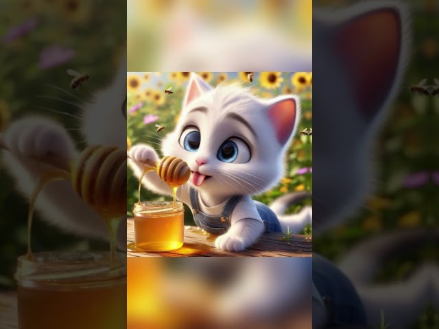 ✨white cat AI story lovers✨❤️‍🔥 #cat #ai #cartoon #funny #animation #sad #story #cute #bread