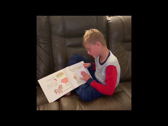 Ryland Reads the Letter H Book