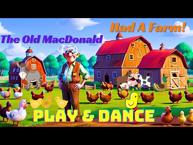 Old MacDonald Had A Farm - Fun Kids Song With Animated Adventures | Nursery Rhymes | 4K CoComelon