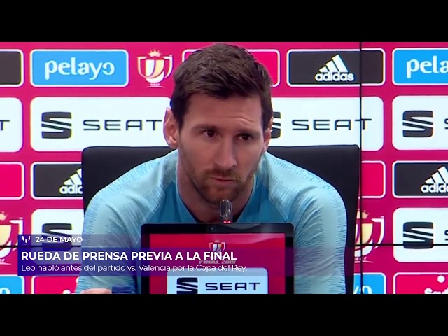 Lionel Messi End Conferencia De Prensa