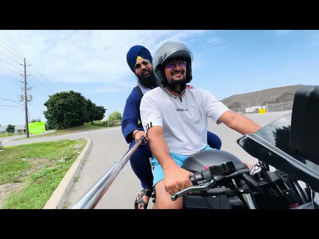 Riding Bike in Canada