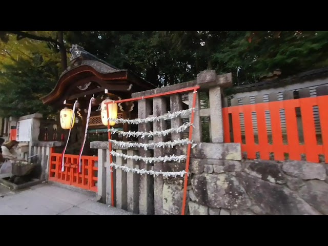 京都 葵公園から糺の森、下鴨神社VR180