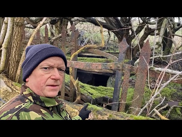 Forgotten Victorian water well hidden on farmland at Standish Lower Ground, Wigan