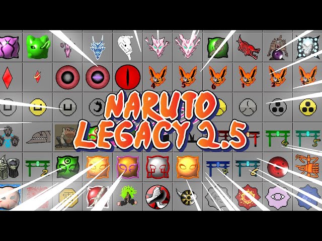 SAIU!!!NOVA ADDON DE NARUTO PARA MINECRAFT PE 1.21.51 COM 500 MODOS DIFERENTES😱😱😱(NARUTO LEGACY 2.5)