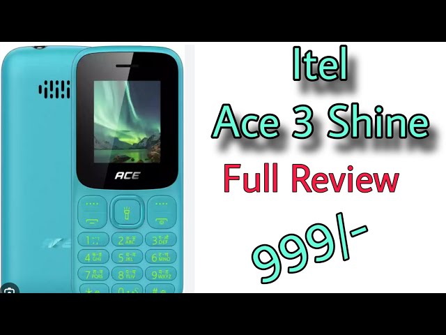 Itel Ace 3 Shine Unboxing and Review | Best Keypad Phone Under 1000 rupees?