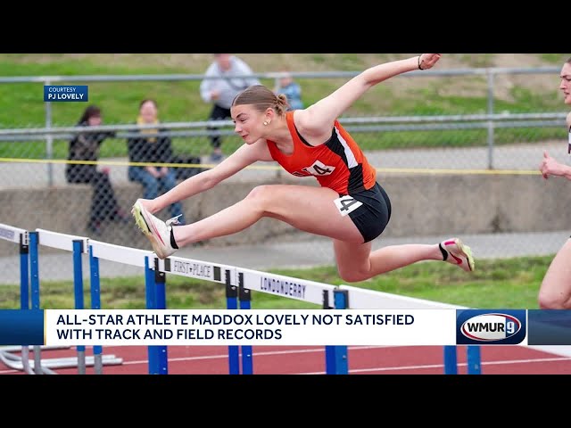 All-star Athlete Maddox Lovely not satisfied with track and field records