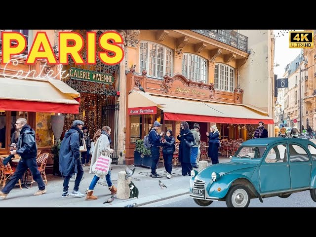 Paris, France 🇫🇷 - 4K PARIS Walk 🚕 28 January 2025 City Center Paris walk ❤️ With Captions