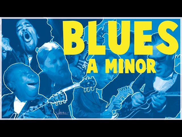 Blues Backing Track in A Minor